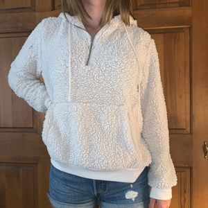 White Sherpa long sleeve